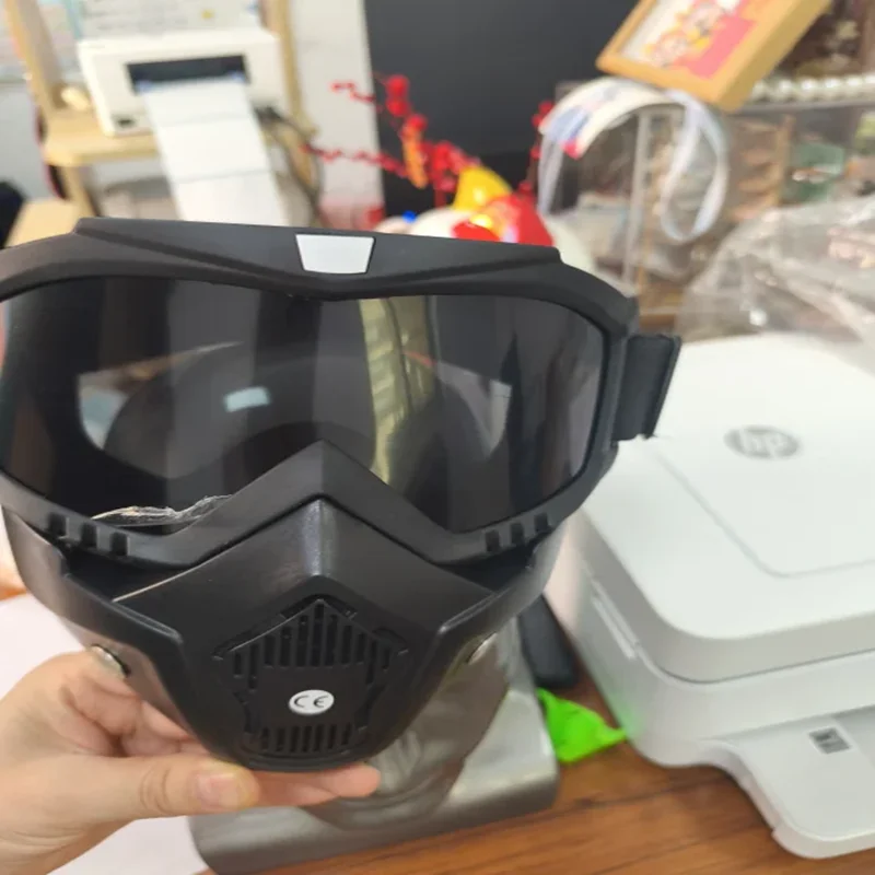 Full Face HD Transparent Protective Goggles - Fog-proof, Sand-proof, Versatile Breath & Wind Protection