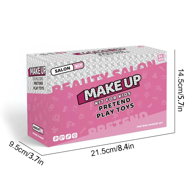 Girls Beauty Salon Set make up kit for kids pretend play toys cosplay for party game maquillage juguetes girls birthday gifts
