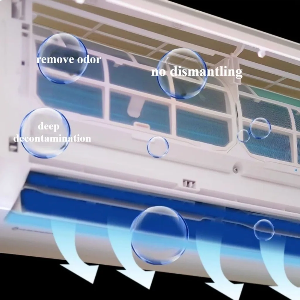 Deep-Clean Air Conditioner Spray - Eliminates Dust & Odors Without Disassembly