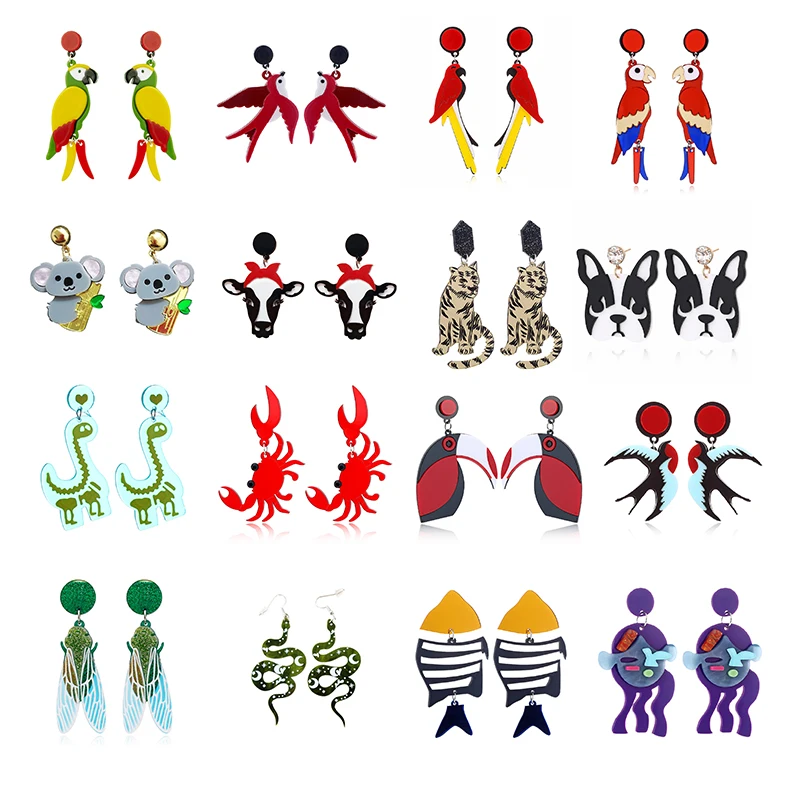 Boucles D'Oreilles Pendantes Sucette Arc-en-Ciel - Bijoux Mignons Colorés Pour Ados Filles, Légères Et Tendance