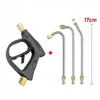 1/4 "quick connector for metal spray gun cleaning rod metric thread car wash machine water gun cleaning tool 1