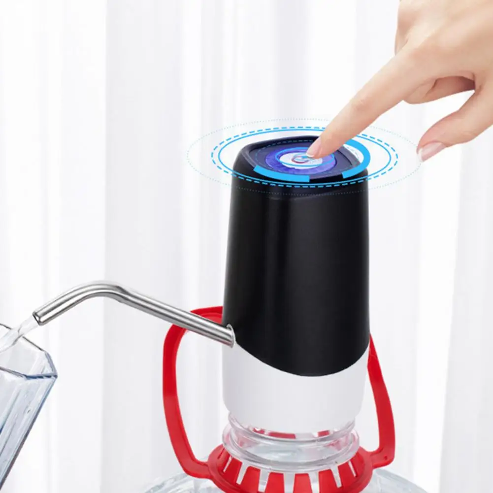 ปั๊มท่อซิลิโคนเกรดอาหารปั๊มน้ำแบตเตอรี่ที่ใช้งานได้นานปั๊มจ่ายน้ำชาร์จไฟ USB สำหรับสากล 1