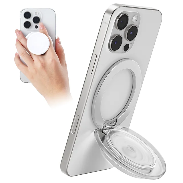 Grippopso Magnetic 360° Rotating Phone Grip and Kickstand