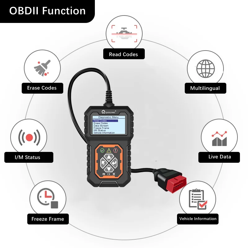 QUICKLYNKS T31 Car Full OBD2/EOBD Scanner Check Auto Engine System Diagnostic Tools Automotive Professional Code Reader Scanner obd2 scanner obd code reader system diagnostic tool
