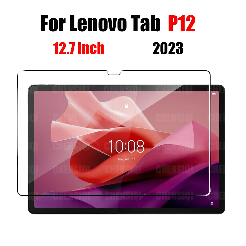 Pellicola In Vetro Temperato Per Lenovo Tab P12 12.7 Pollici 2023 Tablet 9H Durezza Hd Proteggi Schermo Antigraffio Per Lenovo Tab P12