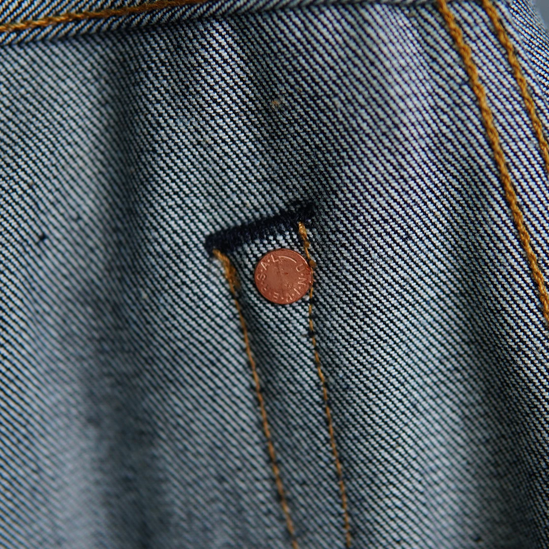 13oz Original Raw Red Selvedge Denim Jeans for Men 100% Cotton indigo Blue Loose Straight Pants Y2k American Vintage Japan 47501 6