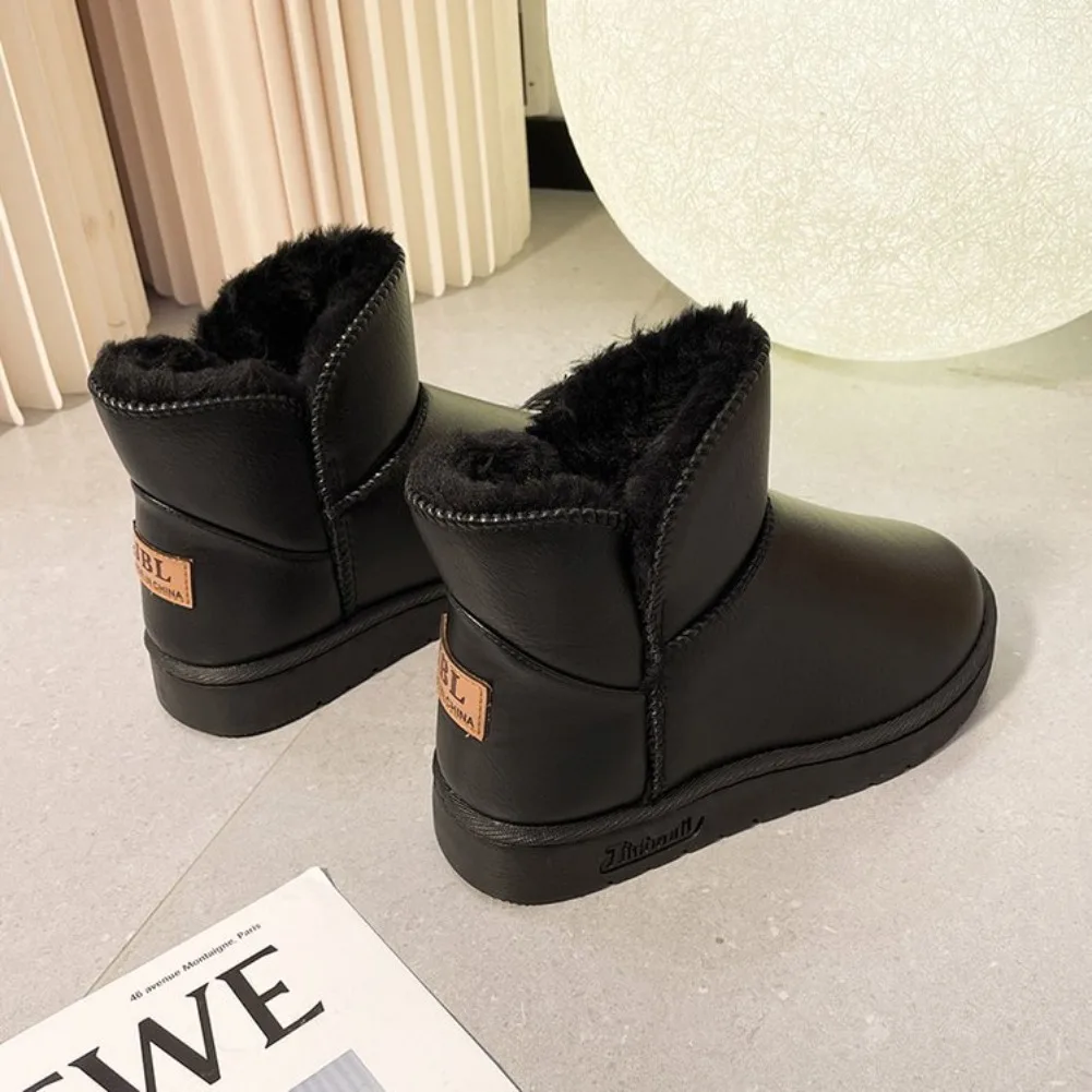 2025 New Classic Thickened Fluff Women's Snow Boots Comfortable Warm Ankle Boots Women Winter Ladies Shoes Chunky Botas Mujer