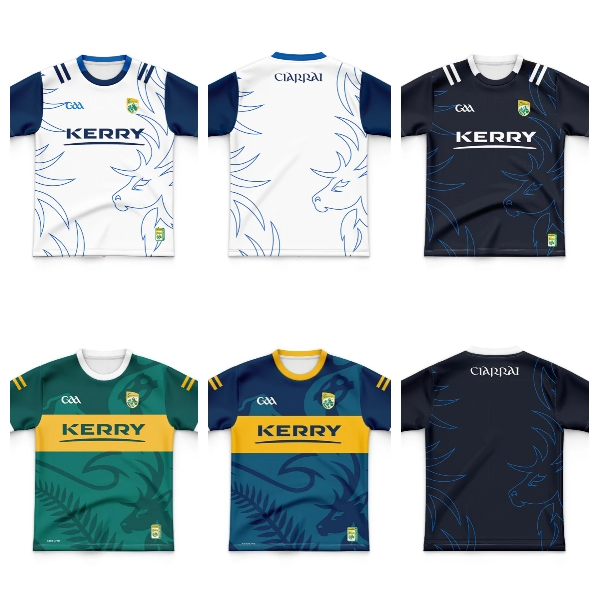 Kids Kerry GAA 3 Stripe Home Goalkeeper Away Goalkeeper Jersey