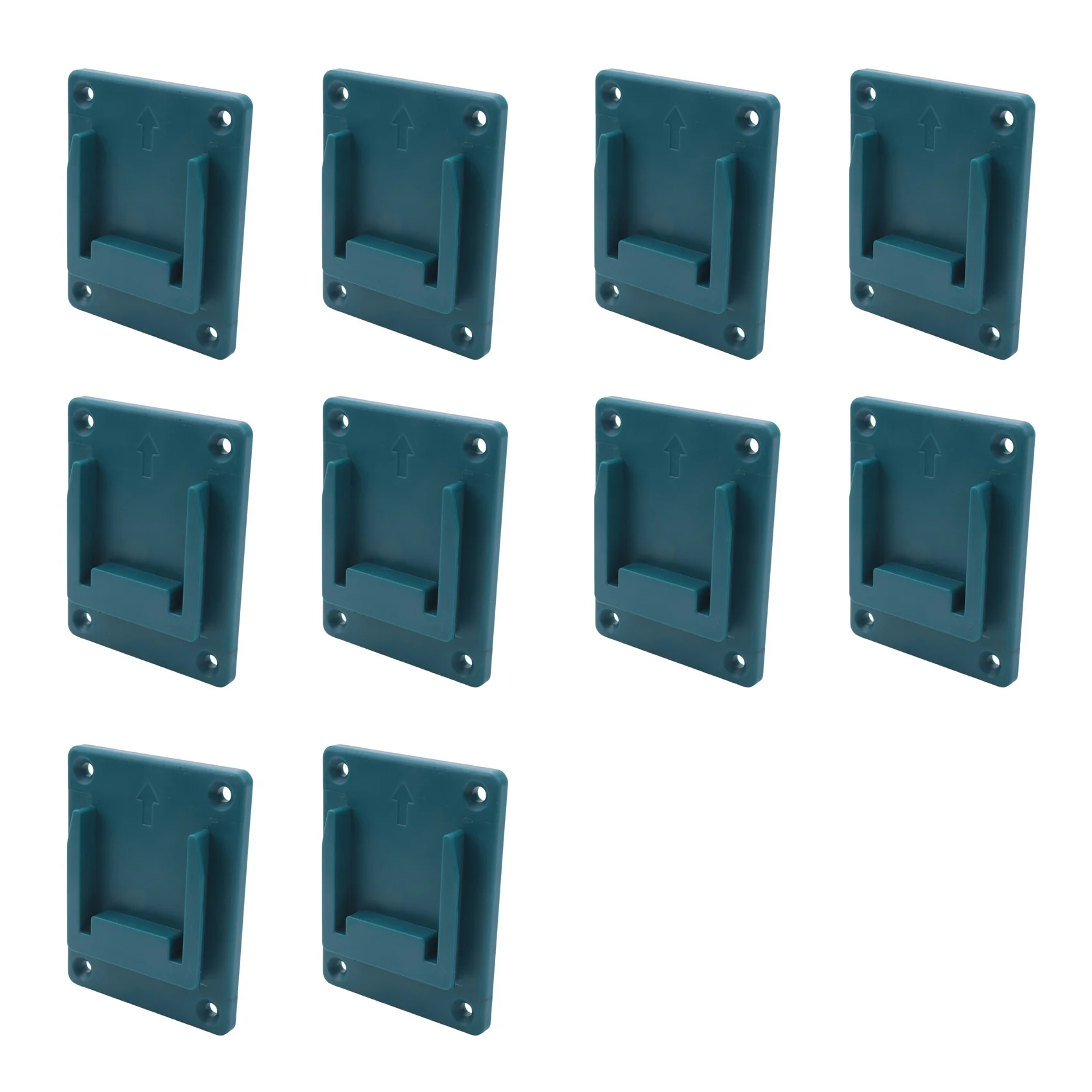 

10Pcs Machine Holder Wall Mount Storage Bracket Fixing Devices for Makita 18V Electric Tool Battery Tools Blue