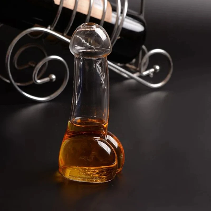 Glass Cup Funny Genital Cocktail