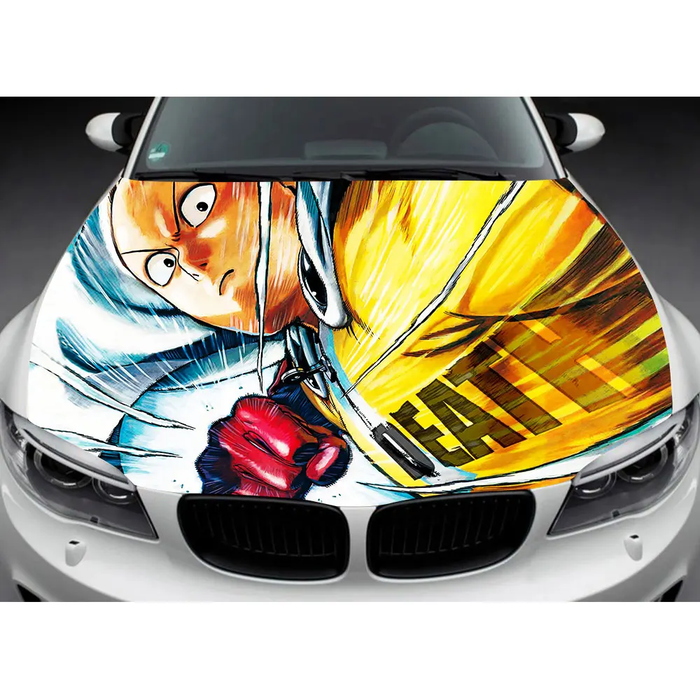 Furry Sticky Funny Saitama Anime Car Sticker Decal ONE PUNCH MAN Car  Accessories Bumper Helmet Trunk Mazda Stickers - AliExpress