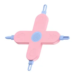Multi - Use Baby Care Tool for Gentle Ear, Nose, and Navel Cleaning (Pink)