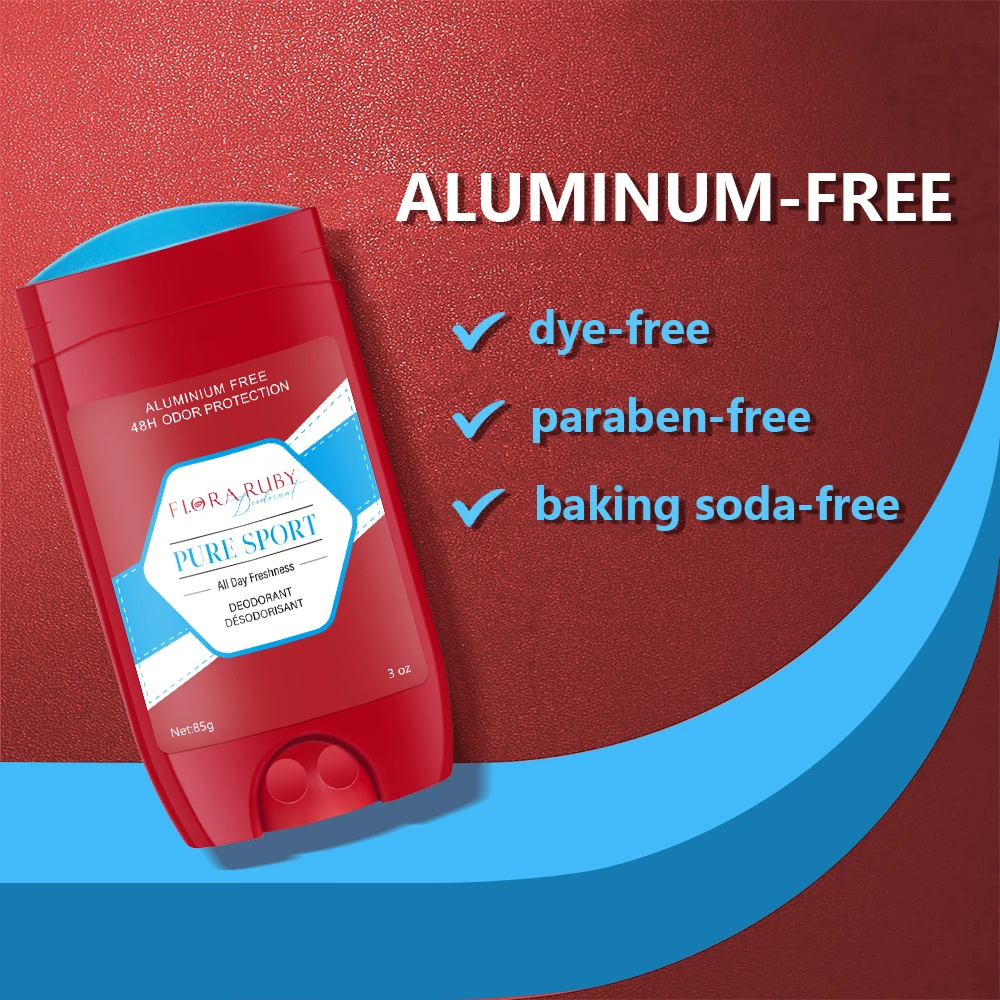 مزيل عرق خالي من الألومنيوم للرجال، حماية من الرائ...