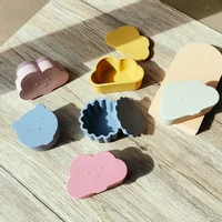 100% Food Grade Silicone Animal Pattern Feeding Box with Lid BPA Free Soft Baby Silicone Food Storage Box 1