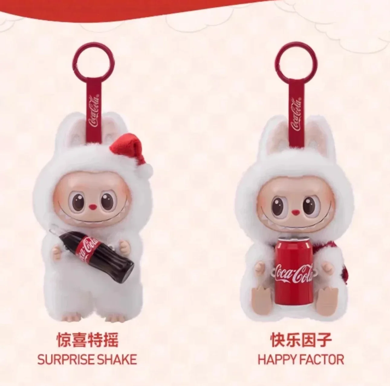 Original Pop Mart The Monsters LABUBU Coca-Cola Vinyl Doll Blind Box Mystery Box Anime Figure Room Decor Collection Toy Kid Gift