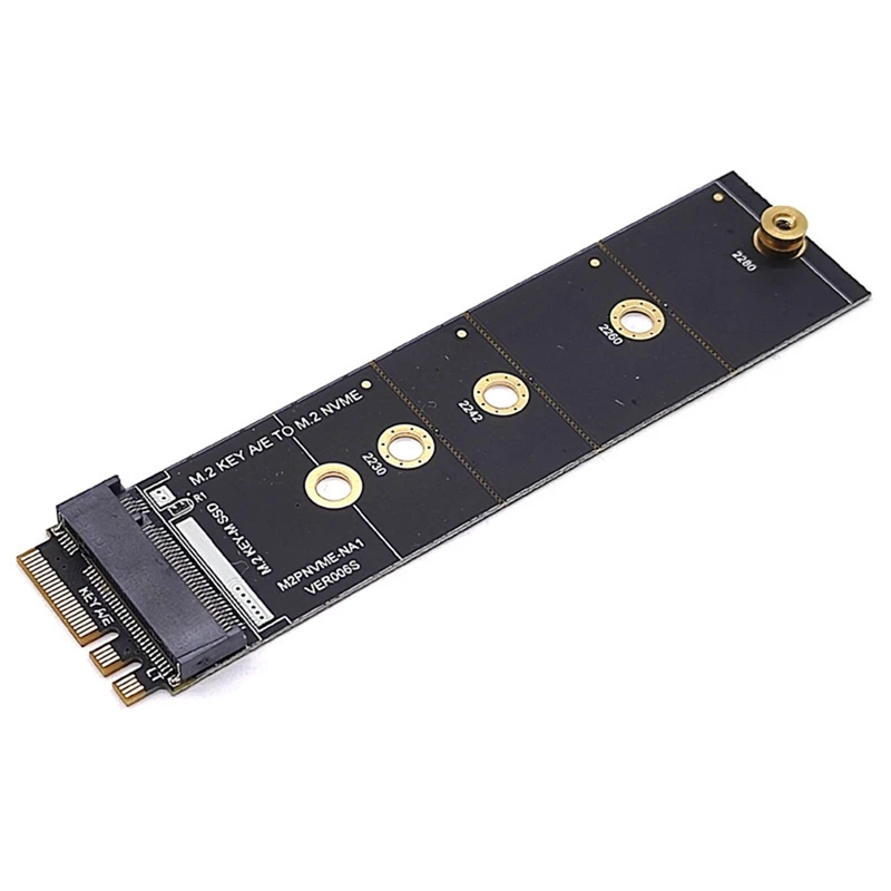 M.2 A + E 키 슬롯 to M.2 NVME 어댑터 카드, NGFF to KEY-M 확장 카드, NVMe PCI Express SSD 포트 확장 어댑터