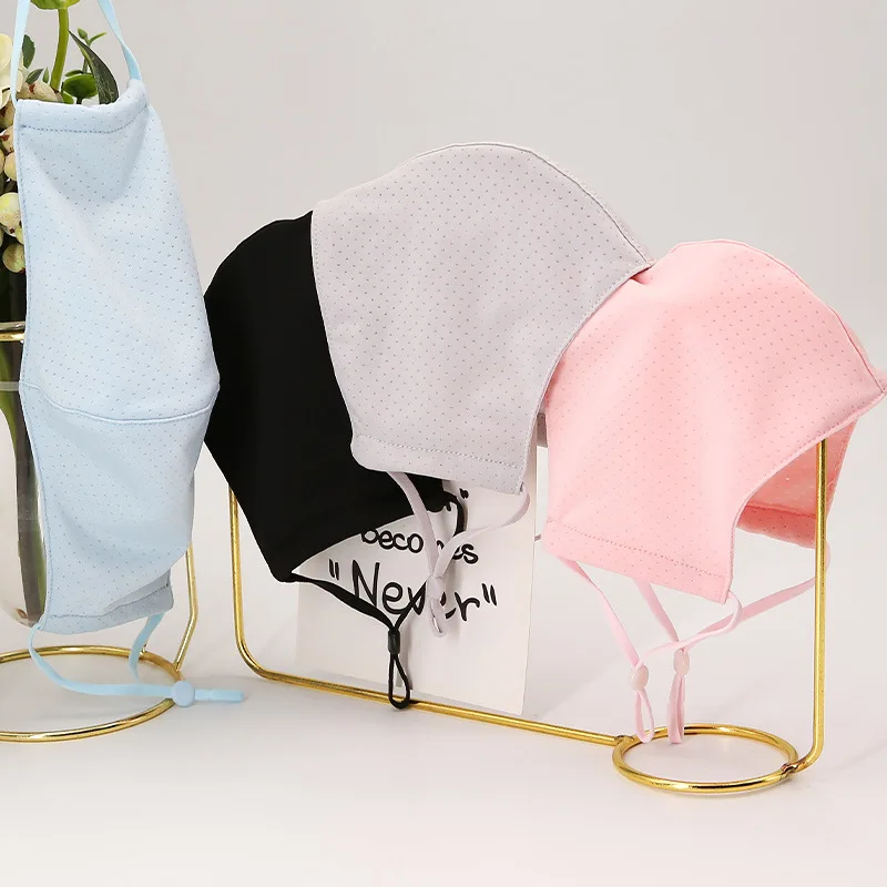 Reusable Protective Breathable and Dustproof Summer Ice Silk Cotton Masks face mask cotton face mask Washed By Windproof Mouth-muffle Mask
