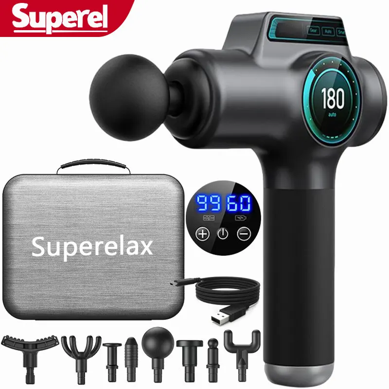 

Muscle Massagers Gun Fascia Back and Neck Massager Massage Appliances Massages Massage gun Body Electric Massager Masajeador