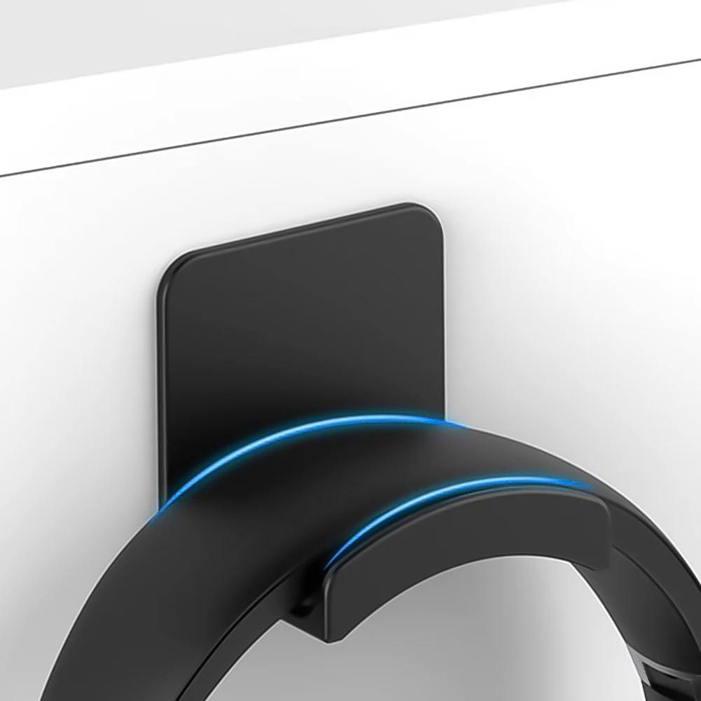 Plastic Headphone Stand for Wall Desk Mounting