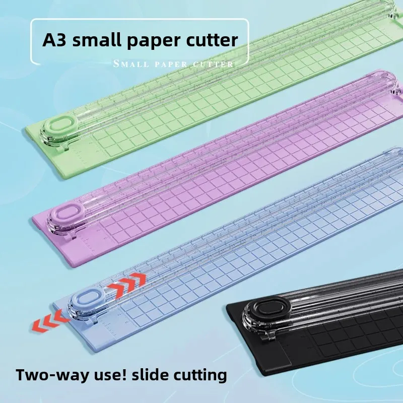 Portable Mini Paper Cutter A3 Photo Trimmer Round Corner Paper Clippers Office Culture Education Supplies From China