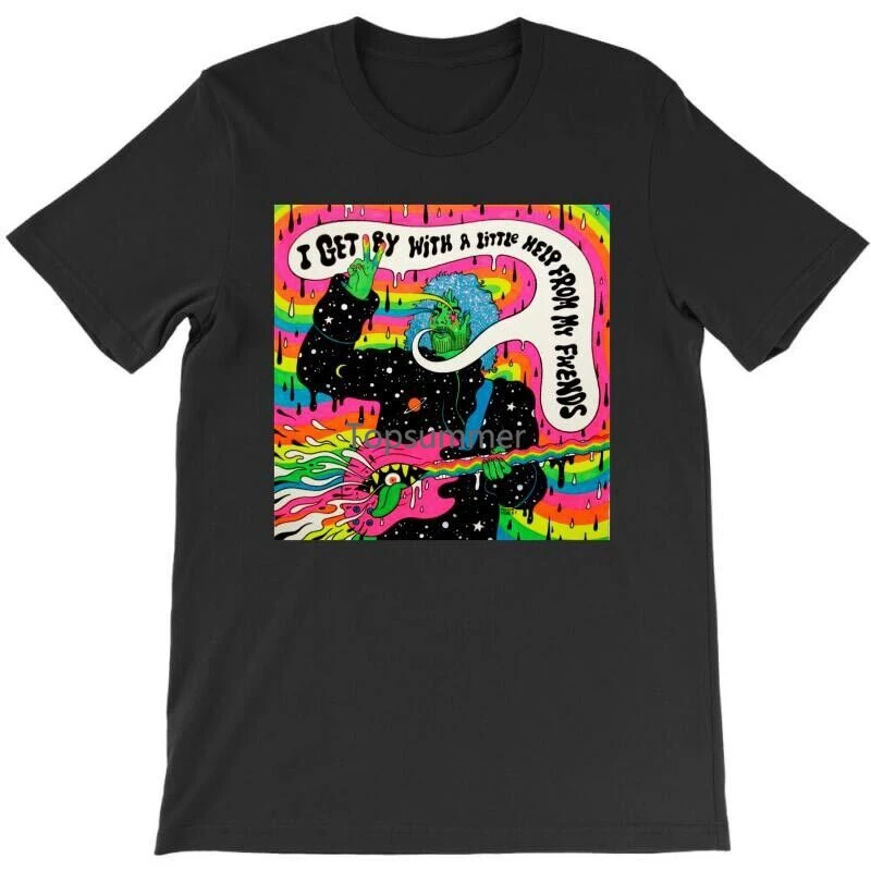 

The Flaming Lips Band It Overtakes Me Black Men S-234Xl T-Shirt K632