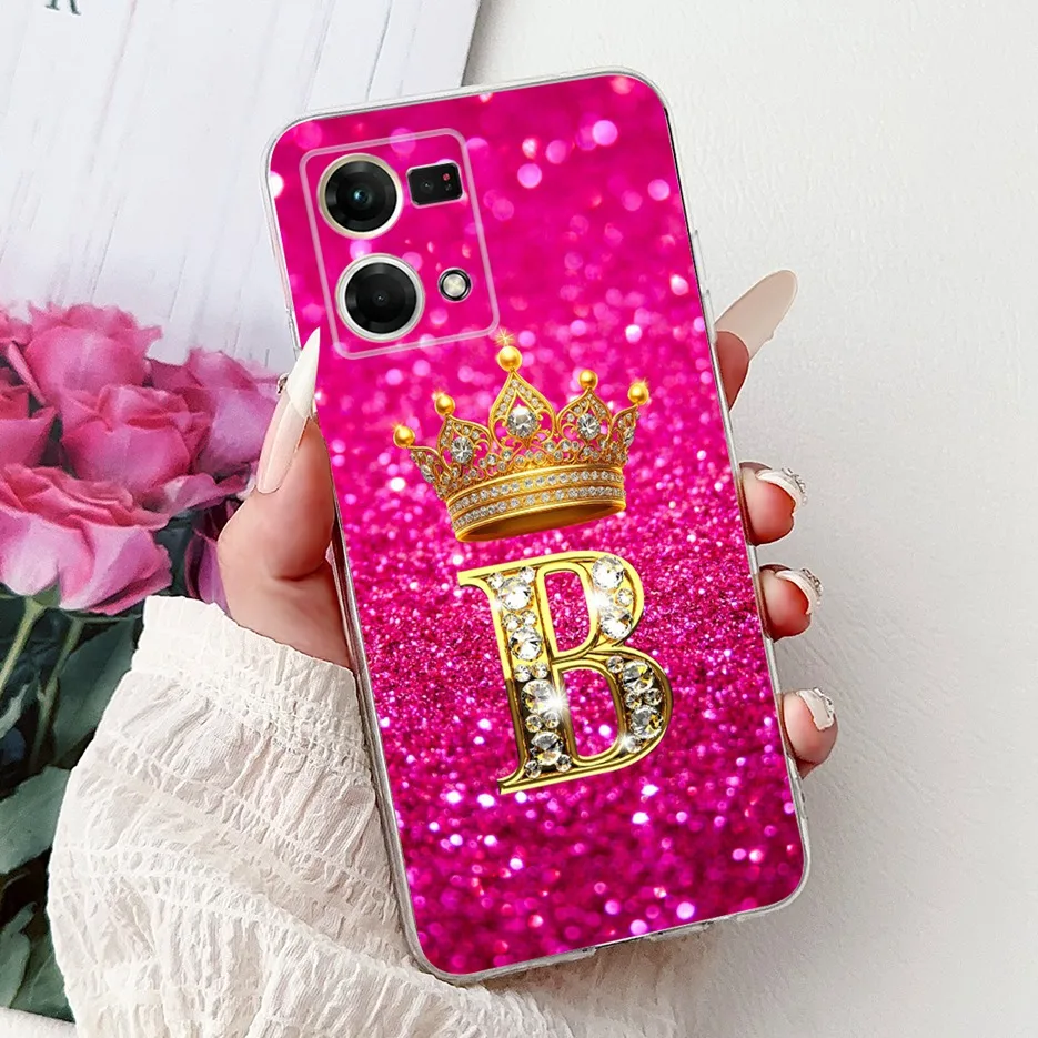 Crown Letters Soft Silicone Phone Case