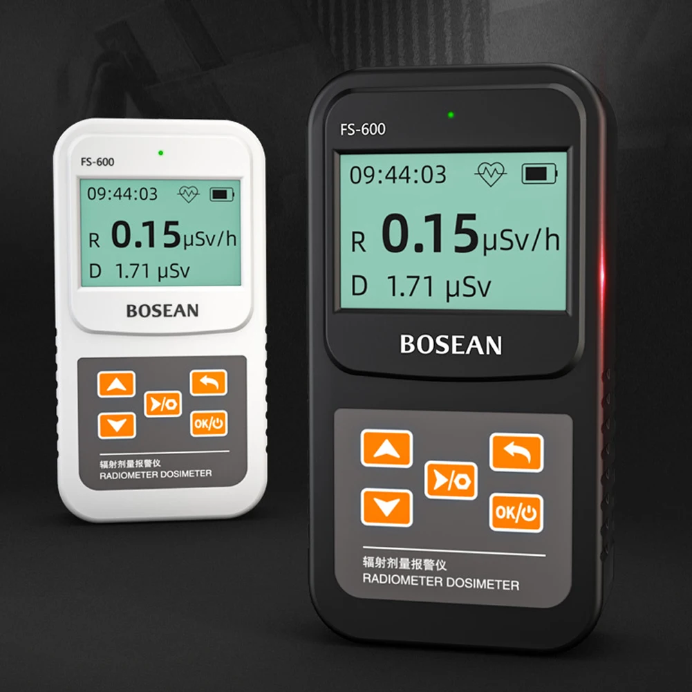 FS-600 USB Handheld Geiger Counter Nuclear Radiation Detector Radioactive Ray X-Ray &gamma;-Ray Radiation Geiger Tester Dosimeter