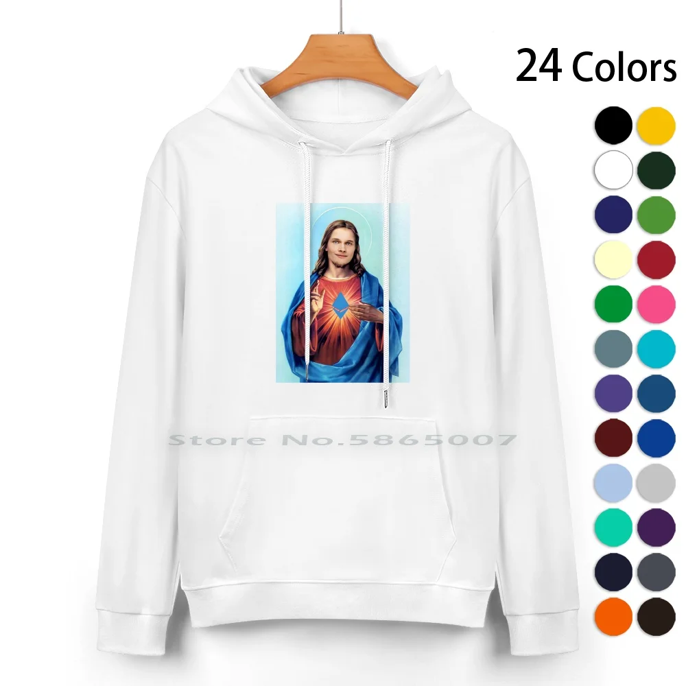 

Vitalik Buterin-Ethereum " The Creator " Pure Cotton Hoodie Sweater 24 Colors Btc Ethereum Vitalik Buterin Bitcoin Litecoin
