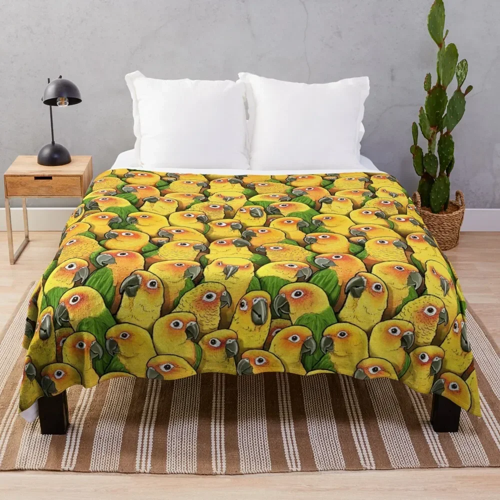 

Jenday Conures Throw Blanket Hairys sofa bed Decorative Beds Flannel Blankets