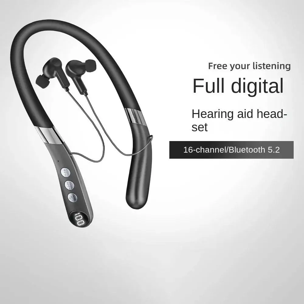 Z3 Free Digital Hearing Aid Halterneck Pickup Impermeabile Per Anziani E Non Udenti 5.2 Auricolare Bluetooth