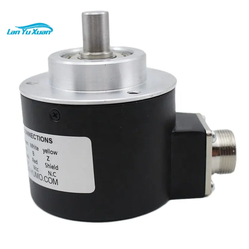 

YUMO ISC5810-001C-500ABZ1-5-30L embroidery machine elcis 5mm industrial dual small rotary encoder button 3600ppr