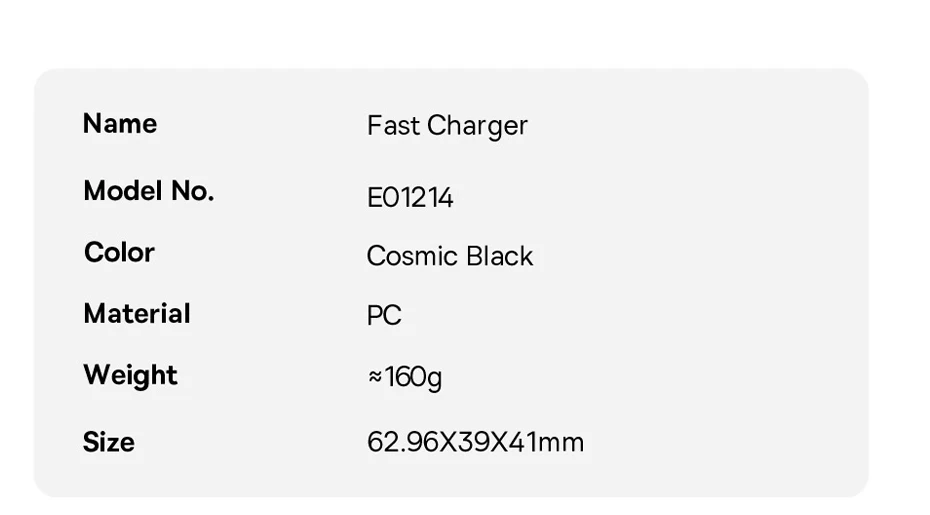 Baseus PicoGo AE11 GaN6 Pro Charger 100W
