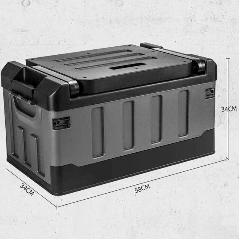 Extra Large Toolbox Car Storage Folding Toolbox Car Trunk Multifunctional Portable Tool Organizer Thickened Plastic Household 6