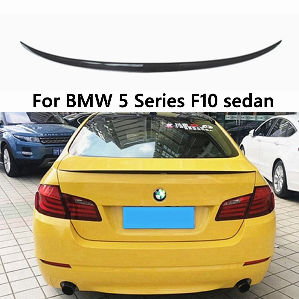 Per Bmw Serie 5 F10 F18/F10 M5 Berlina M5 Stile In Fibra Di Carbonio Forgiato Spoiler Posteriore Tronco Ala 2009-2017