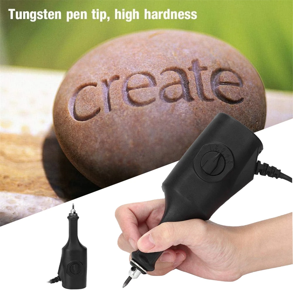 

EU 220V Electric Engraver Jewelry Carving Pen Metal Wood Engraving Lettering Pen For Plotter Machine Wood Metal Woodmaking Tool