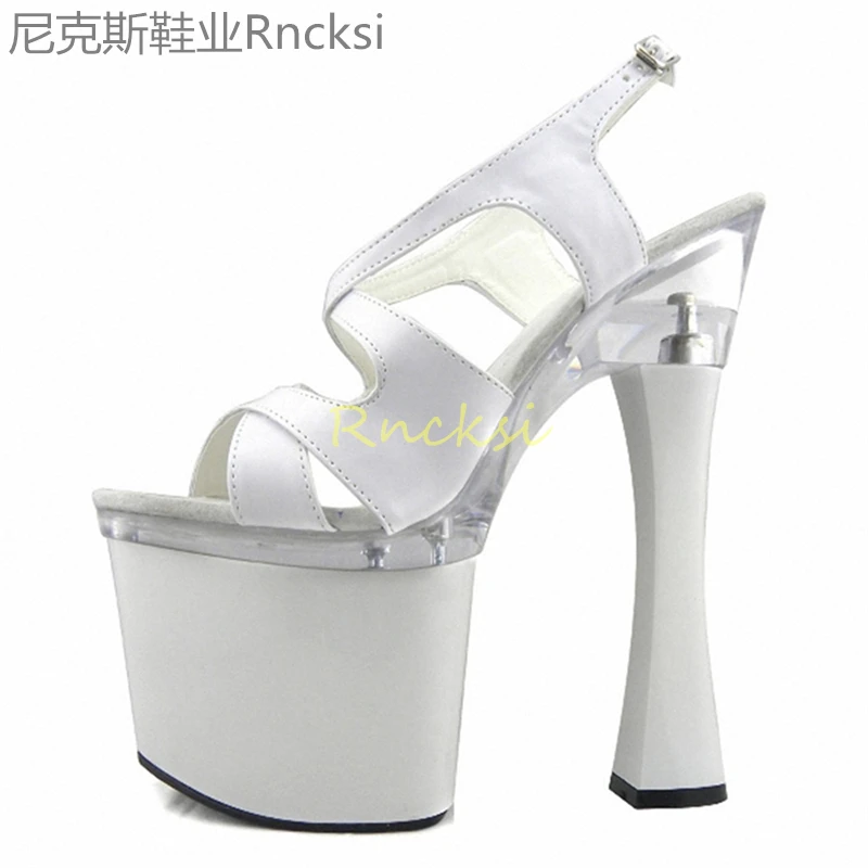 

20cm Joker stiletto shoes waterproof platform with sandals in spring and summer