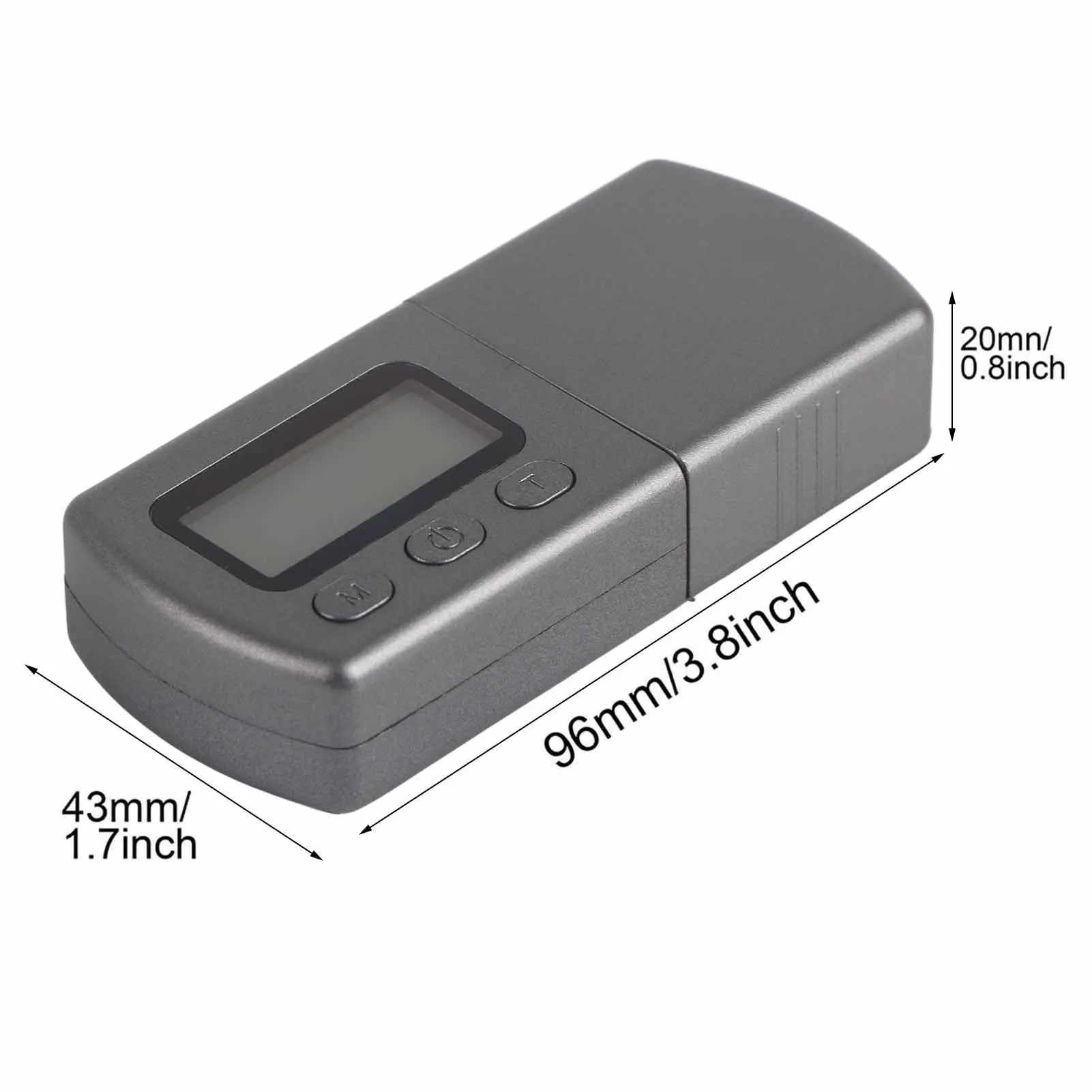 Turntable Stylus Force Scale Meter Gauge LCD Digital Backlight Portable Tracking For Vinyl Record Needle with 5g Calibration