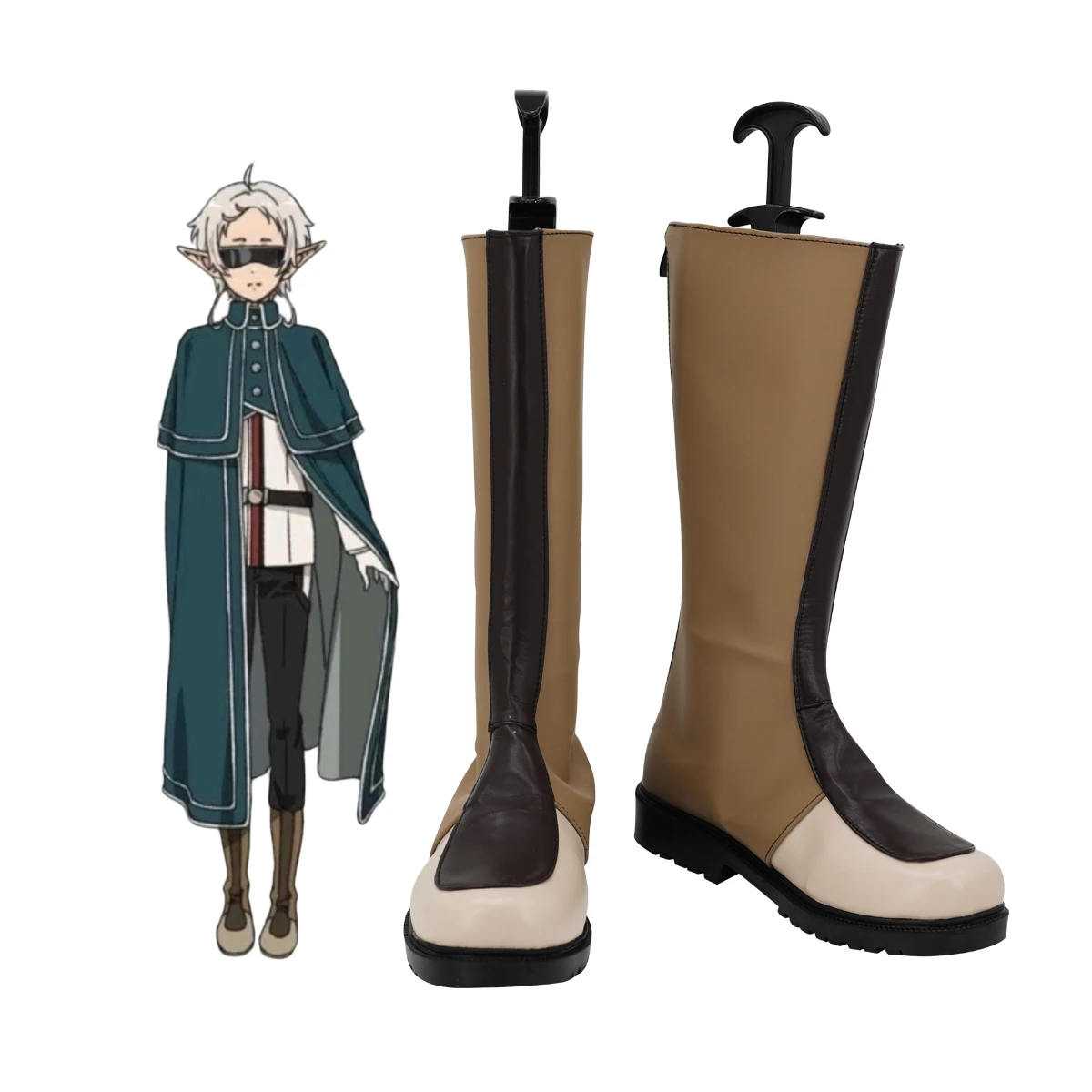 

Mushoku Tensei Sylphiette Cosplay Boots Customized Leather Shoes for Unisex