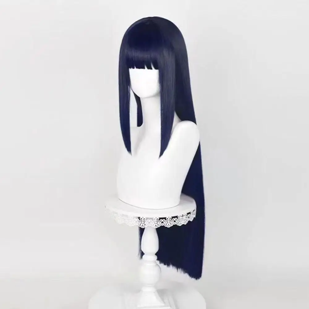 Naruto: Hyuuga Hinata | Blue-Black Long Straight Cosplay Wig 14 Anime Coser Cute Girl High Quality Wig