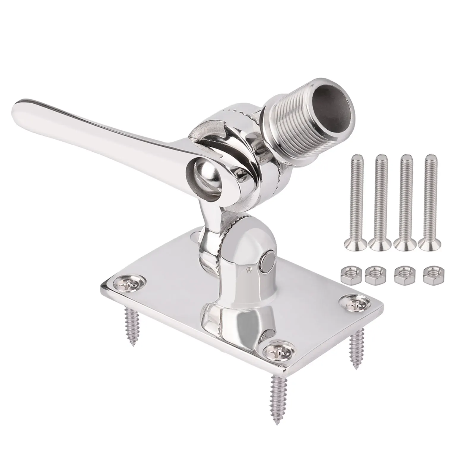Stainless Steel Antenna Mount Adjustable Base