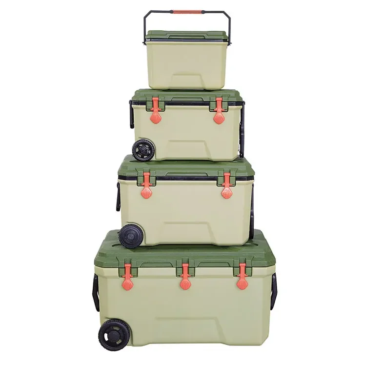 Outdoor camping easy carry 16L to 145L portable cooler box