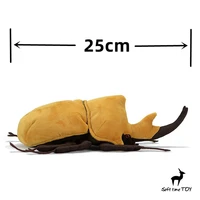Megasoma Elephas Insect High Fidelity Anime Cute Plushie Dynastes Dorbeetle Plush Toys Lifelike Animals Simulation Stuffed Doll 2
