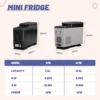 CF8 Alpicool SUV fridge 7.1L Portable MPV armrest car fridge refrigerator with Digital display Center Console Car Fridges 6