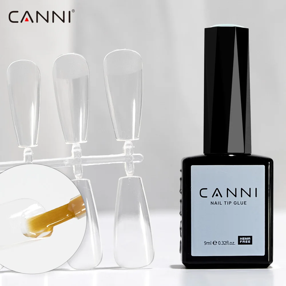 Canni HEMA FREE Nail Glue Soft Gel Tip Adhesive Glue For False Tips Extend Press On Nails Nail Art Long Lasting Soak Off UV Gel 3