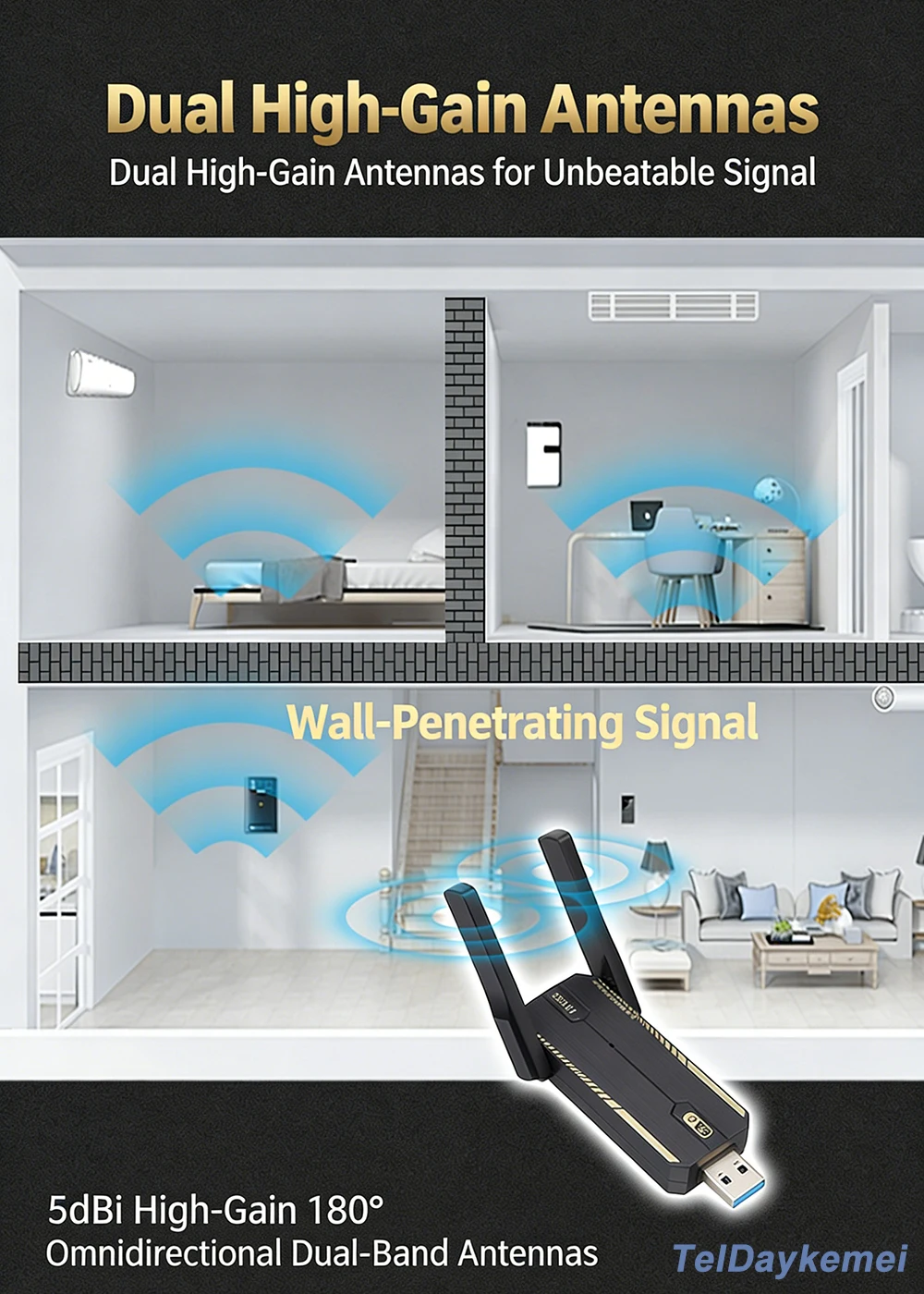 WiFi 6 AX1800 USB 3.0 어댑터 듀얼 밴드 2.4G/5Ghz USB 수신기 동글 네트워크 카드 안테나 무선 PC 노트북용 윈도우 10 11