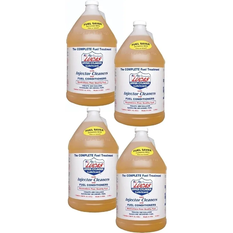 Lucas Oil 10013-PK4 Fuel Treatment 1 Gallon (Pack of 4) car fuel cleaner