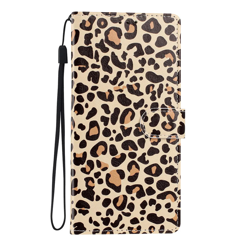 Lovely Pattern Wallet Flip Case with Card Slots and Stand Feature