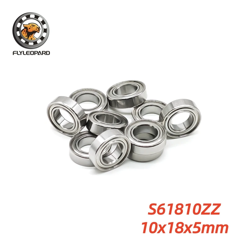 10Pcs S1660ZZ 6x16x5mm 스테인레스 스틸 볼 베어링 ABEC-9 차폐형 10x18x5 10x20x5 7x19x6 8x22x7mm 고정밀 AISI440C