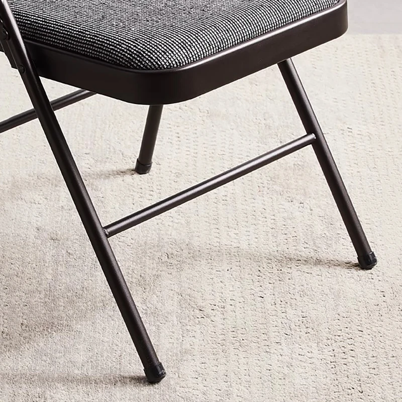 Trendy Upholstered Dining Chairs Vintage Beige Luxury Nordic Dining Chairs Modern Foldable Muebles De Cocina Home Furniture