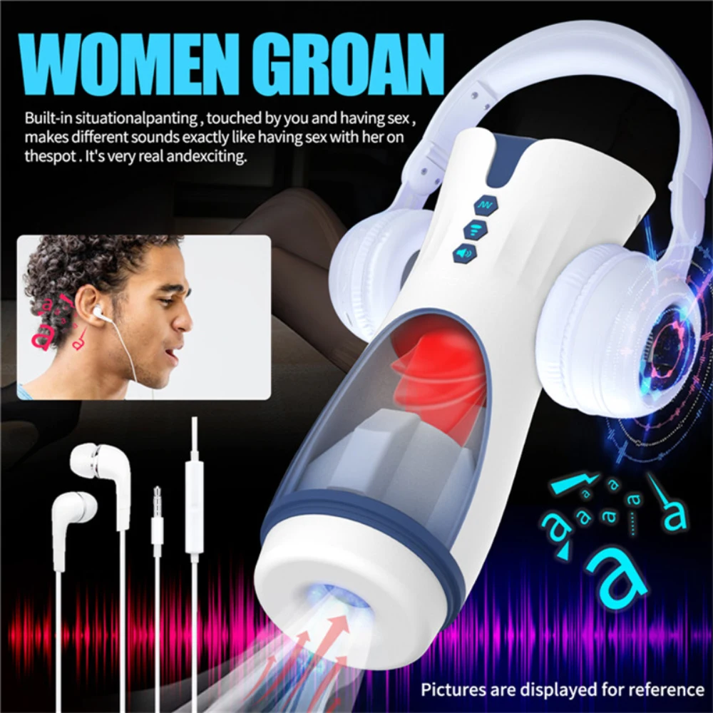 Automatic Male Masturbator Cup With Heating And Suction Function_voghion.com
